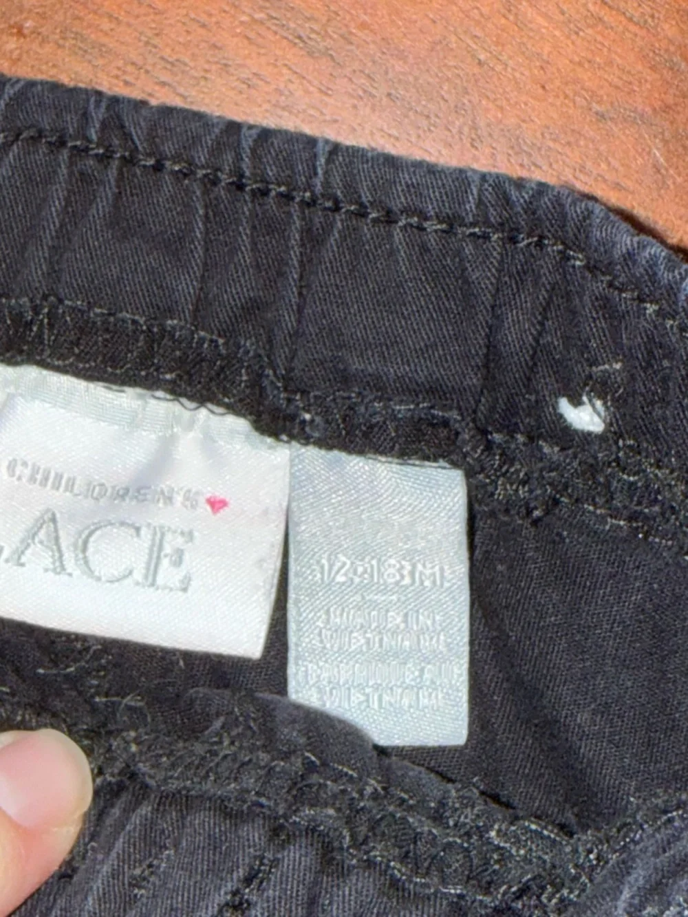 The Children's‎ Place Black Girls Elastic Waist Shorts